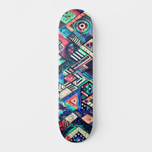 Skateboard Graffiti callejero colorido