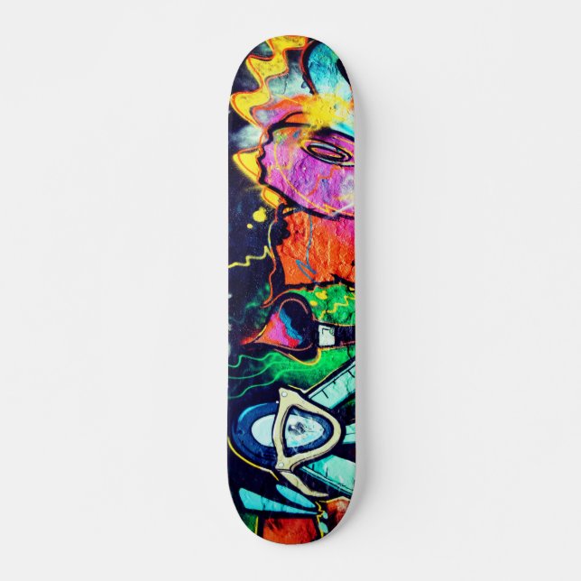 Skateboard Graffiti de arte de resumen urbano moderno (Anverso )