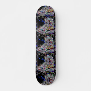 Skateboard Graffiti de colores vivos de moda