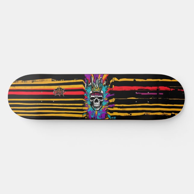 Skateboard Graffiti de estilo salvaje 9 (Horz)