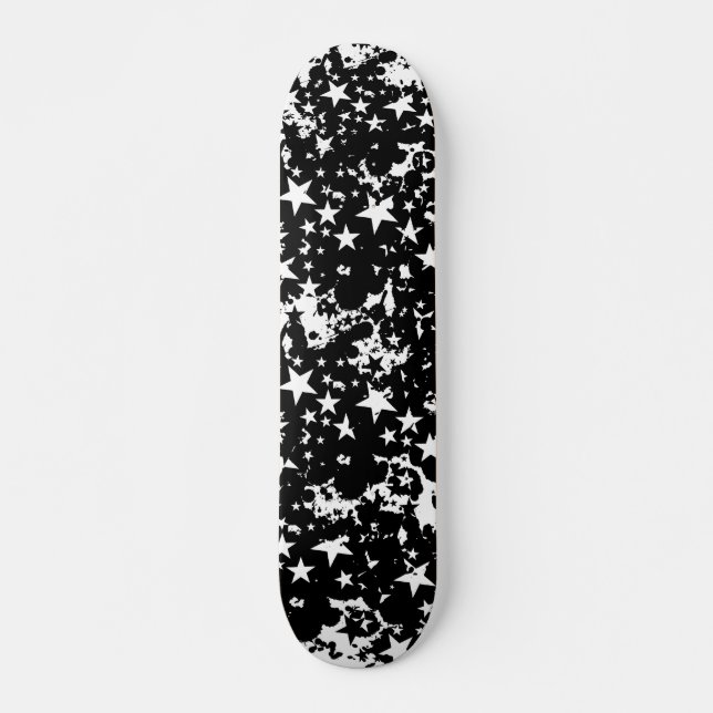 Skateboard Graffiti de estrella de B&W (Anverso )