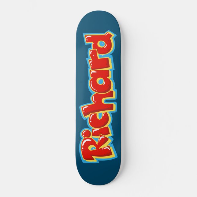 Skateboard Graffiti de Richard (Anverso)