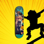 Skateboard Graffiti estético retro Lady FOX<br><div class="desc">Graffiti Lady FOX Skating se trata de divertirse,  y hay algo para todos en nuestra gama de patines. ¡Una magnífica patineta garantiza una sonrisa! ...  ...  Diviértase con su mensaje personal: patinando en las calles y en el parque de patinaje o recorriendo rutas.</div>