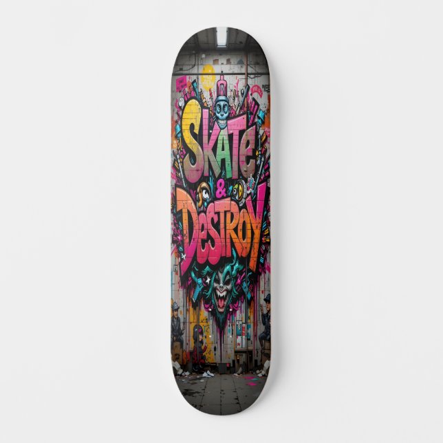 Skateboard Graffiti Grind Deck Edition 1 (Anverso)