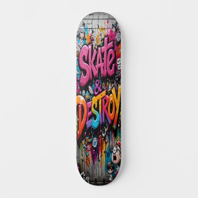 Skateboard Graffiti Grind Deck Edition 3 (Anverso)