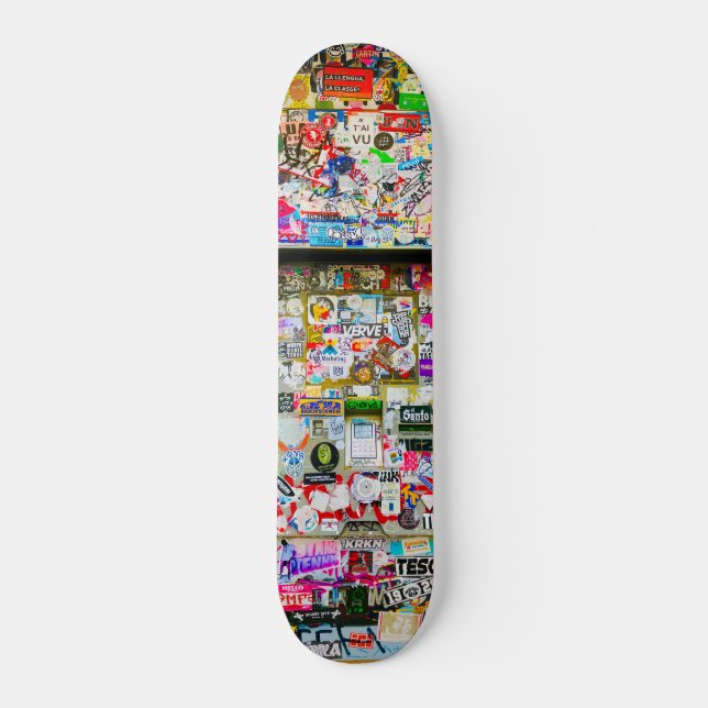 Skateboard Graffiti Skateboard, Portugal Lisbon Pegatina Art, (Anverso )