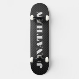 Skateboard Graffiti street black with Name