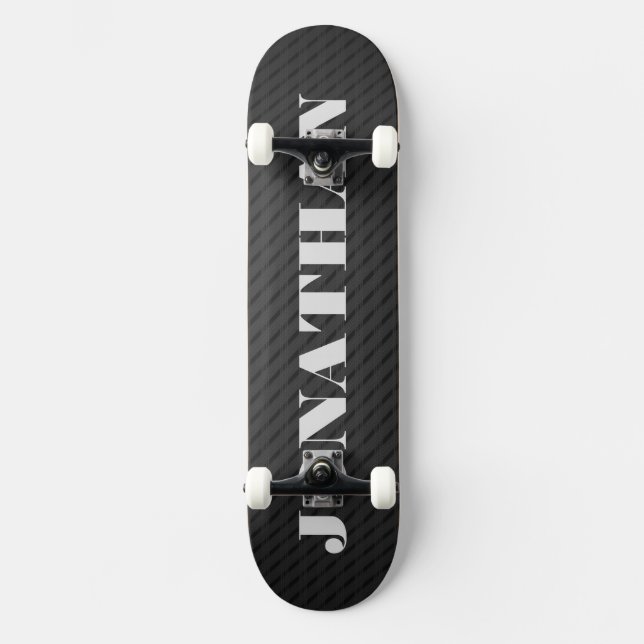 Skateboard Graffiti street black with Name (Anverso)