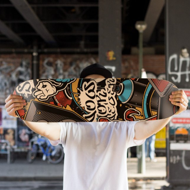 Skateboard Graffiti Style | Graffiti Skateboard De (Graffiti Urban Skateboard Deck)