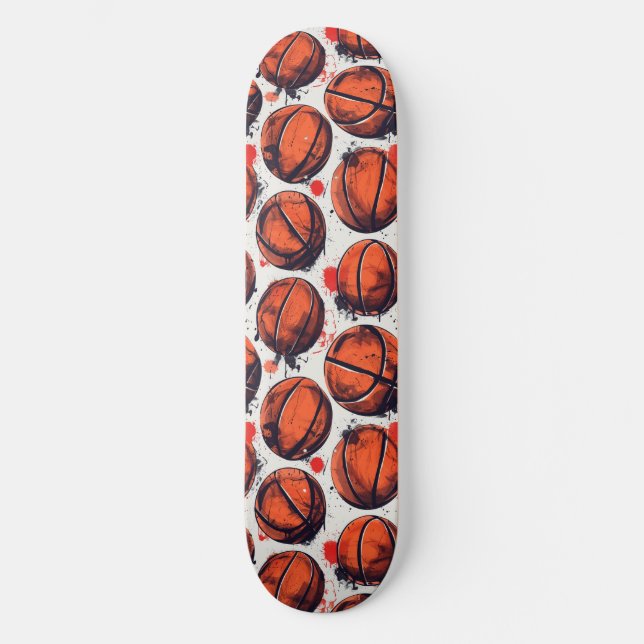 Skateboard Graffiti Urbano Basketball Skyboard (Anverso)