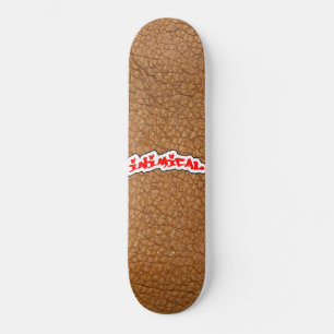 Skateboard Gráfica de piel de cuero
