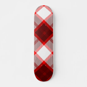 Skateboard Gráfico de plaquetas rojas