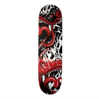 Skateboard Gráfico oriental del dragón