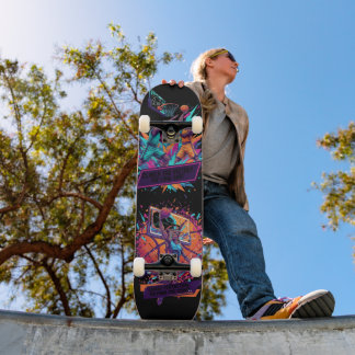 Skateboard Gráficos de victoria de baloncesto vibrante para m