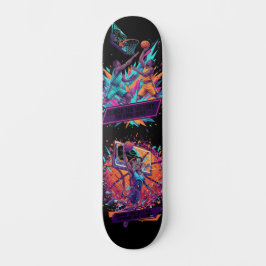 Skateboard Gráficos de victoria de baloncesto vibrante para m