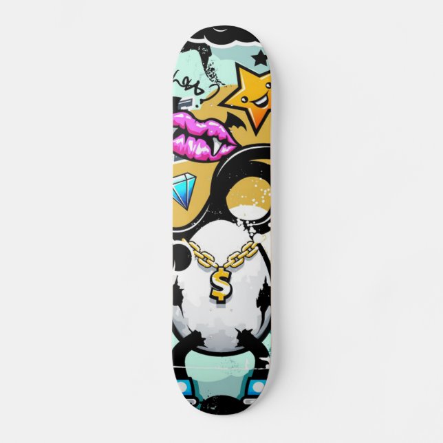 Skateboard Grafiti (Anverso)
