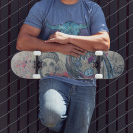 Skateboard Grafiti de dibujos de Chicago