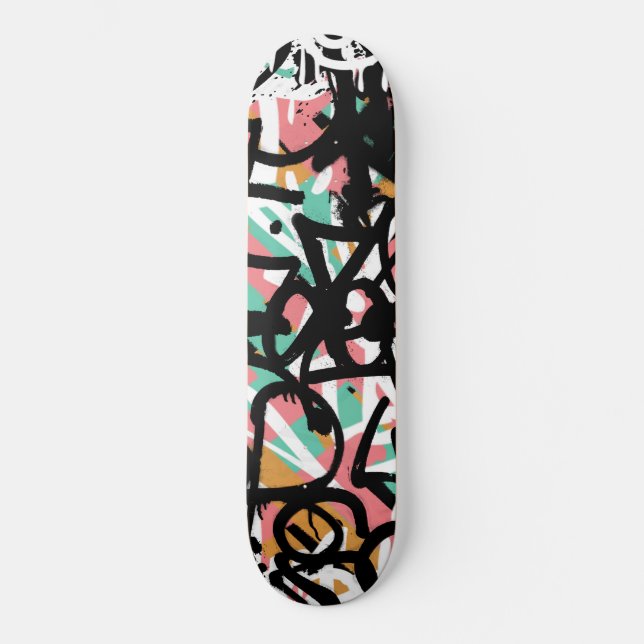 Skateboard Grafiti Scribbles (Anverso)