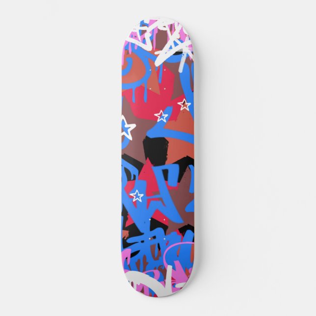 Skateboard Grafiti Scribbles (Anverso)