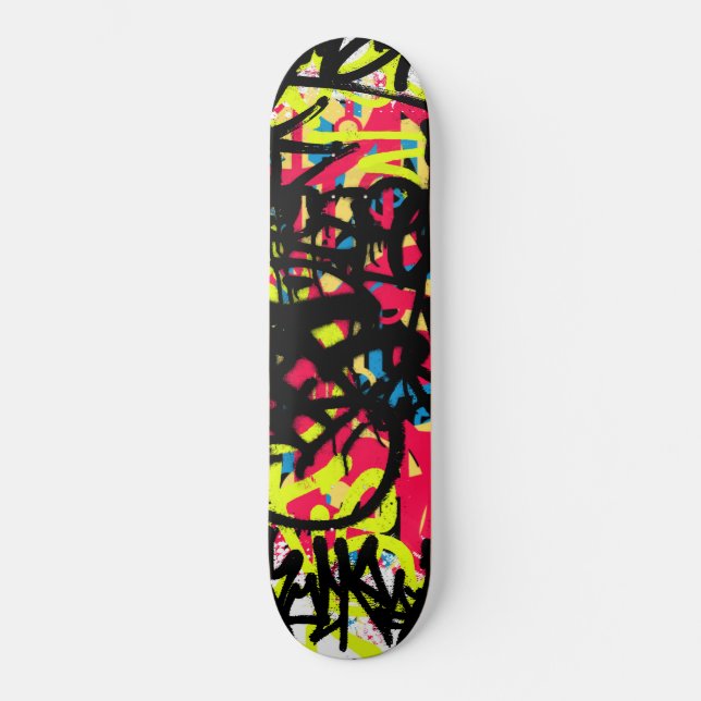 Skateboard Grafiti Scribbles (Anverso)