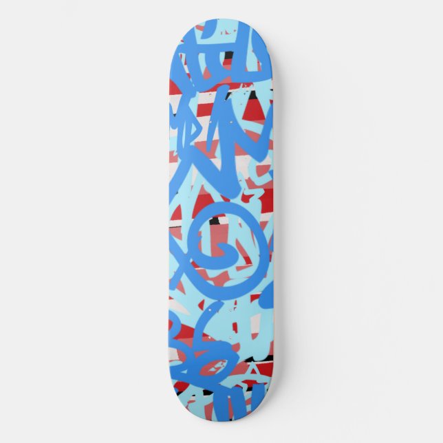 Skateboard Grafiti Scribbles (Anverso)