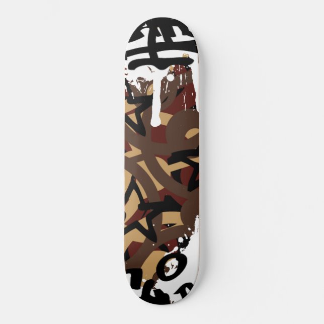 Skateboard Grafiti Scribbles (Anverso)