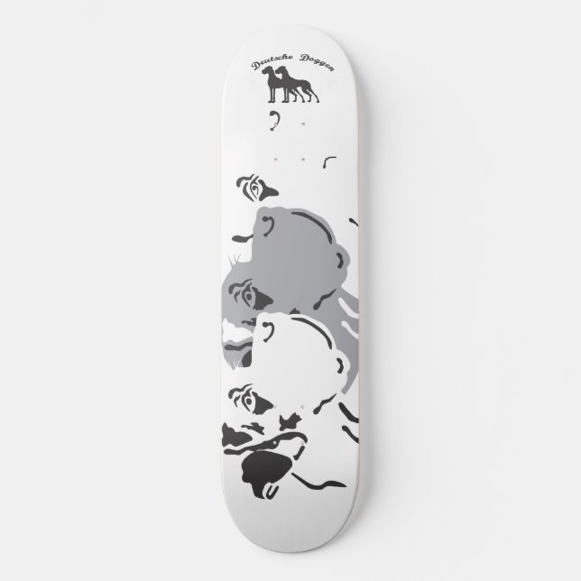 Skateboard Gran Danés Caja (Anverso)