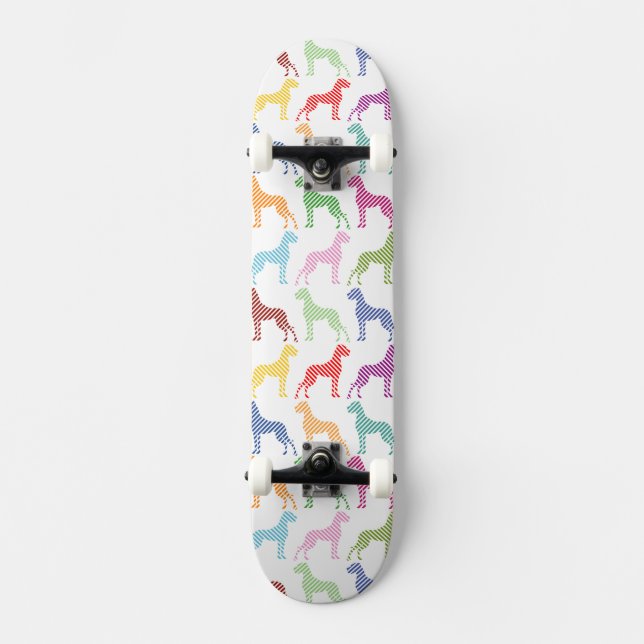 Skateboard Gran Danés Longboard (Anverso)