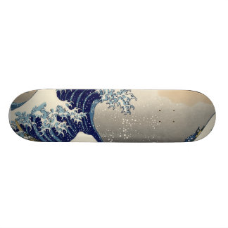 Skateboard Gran onda de Hokusai del tsunami de Kanagawa