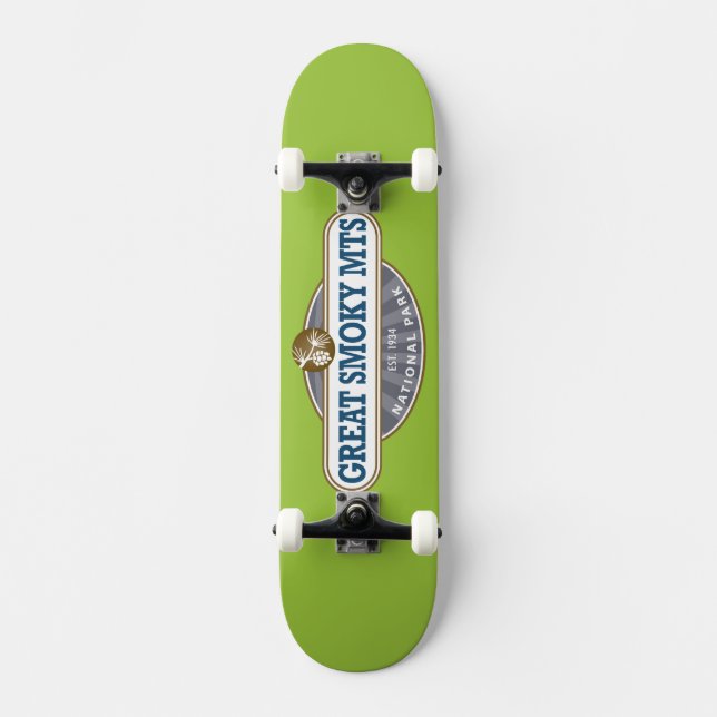 Skateboard Gran Parque Nacional de Montañas Smoky (Anverso)