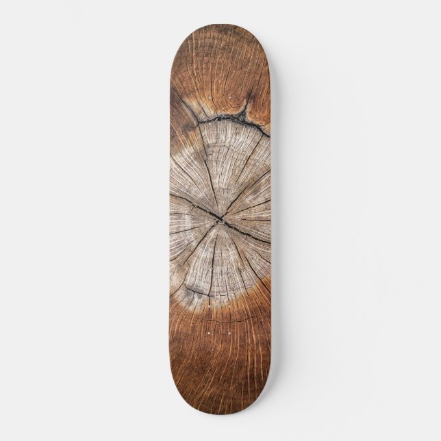 Skateboard Grano de madera (Anverso)