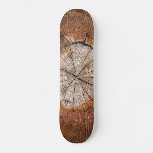 Skateboard Grano de madera (Anverso)