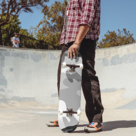 Skateboard Gray Urban Military Camouflage Pattern