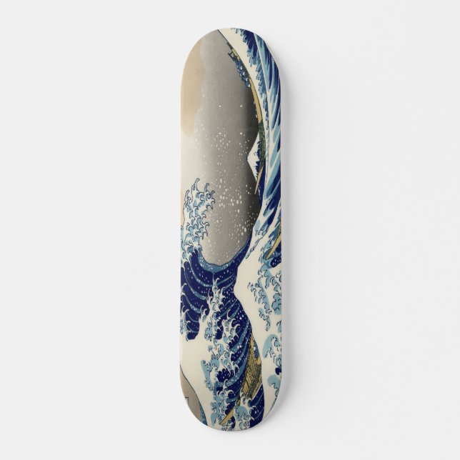 Skateboard great wave (Anverso )
