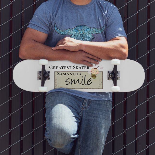 Skateboard Greatest Skater Smile Bumblebee (Exterior 3)