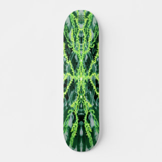 Skateboard Green Lightning