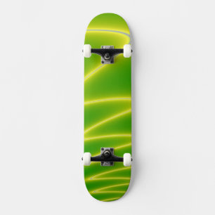 Skateboard Green Lightning