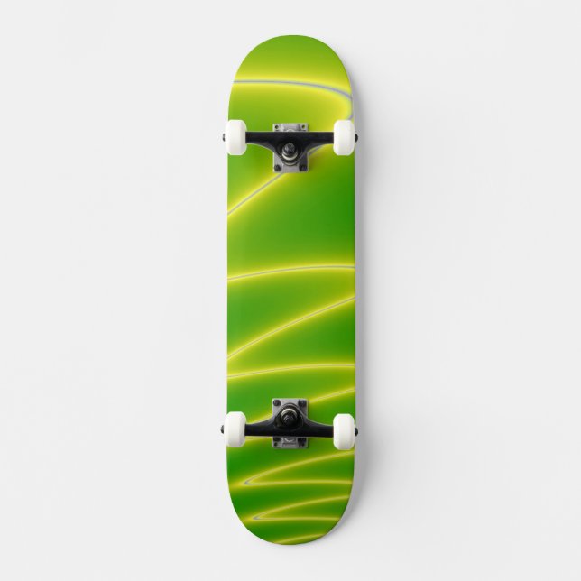 Skateboard Green Lightning (Anverso)