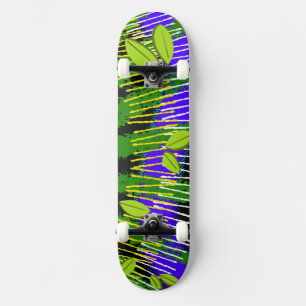 Skateboard Green Motion – Naturaleza Abstracta