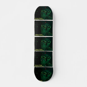SKATEBOARD GREEN RASTA