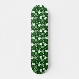 Skateboard Green Shamrock, St. Patrick's Day