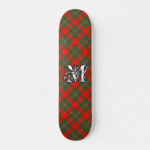 Skateboard Gregor MacGregor Monograma de Clan Tartán Extremo