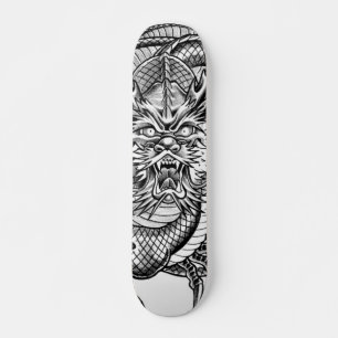 Skateboard grey dragón