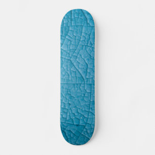 Skateboard Grietas de piedra azul