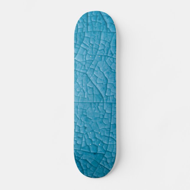 Skateboard Grietas de piedra azul (Anverso)