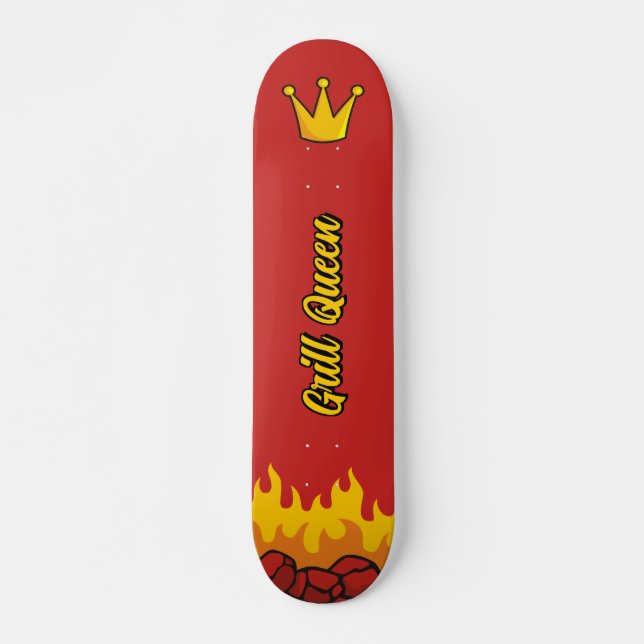 Skateboard Grill Queen Crown (Anverso )