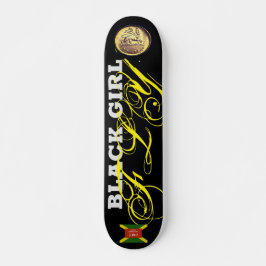 Skateboard GRIS CHICA NEGRO, 77/7" Deck