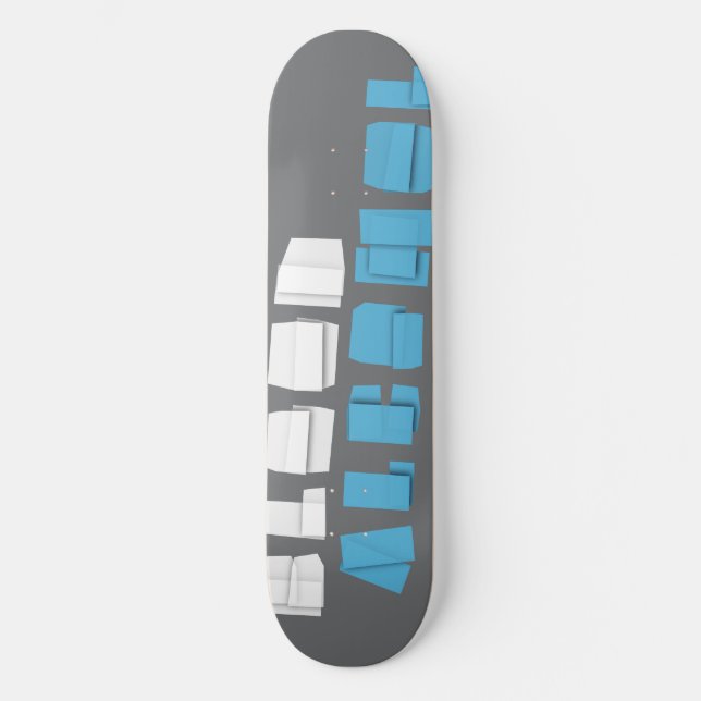 Skateboard Gris de Rudy (Anverso)