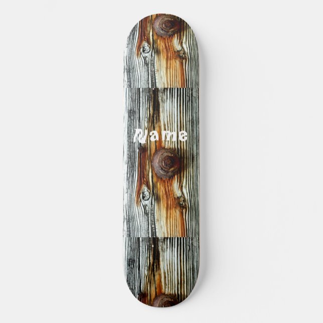 Skateboard Gris rusto a la deriva Thunder_Cove (Anverso)