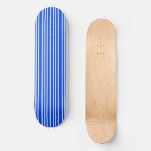 Skateboard Grises Grises Grises Línea Verde Rayas En Azul